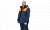 Костюм зимний Булат (куртка/полукомбинезон), цвет:  т.синий/оранжевый